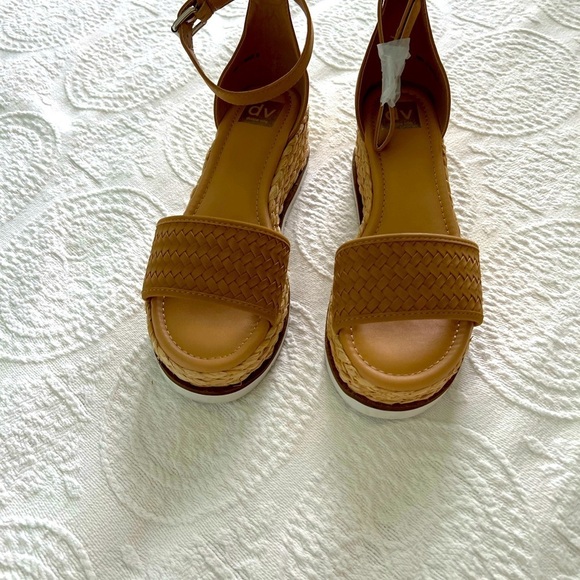 dolce vita: NEW Women Brown PlatForm Espadrilles with ankle strap, Size 10 - Picture 5 of 14